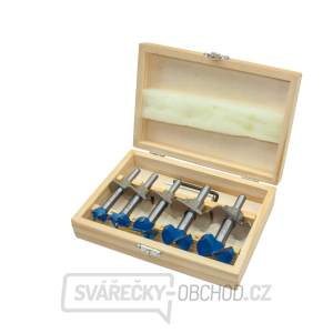 frézy-sukovníky, do dřeva s hloubk. dorazem, sada 5ks,, ⌀15-20-25-30-35mm gallery main image