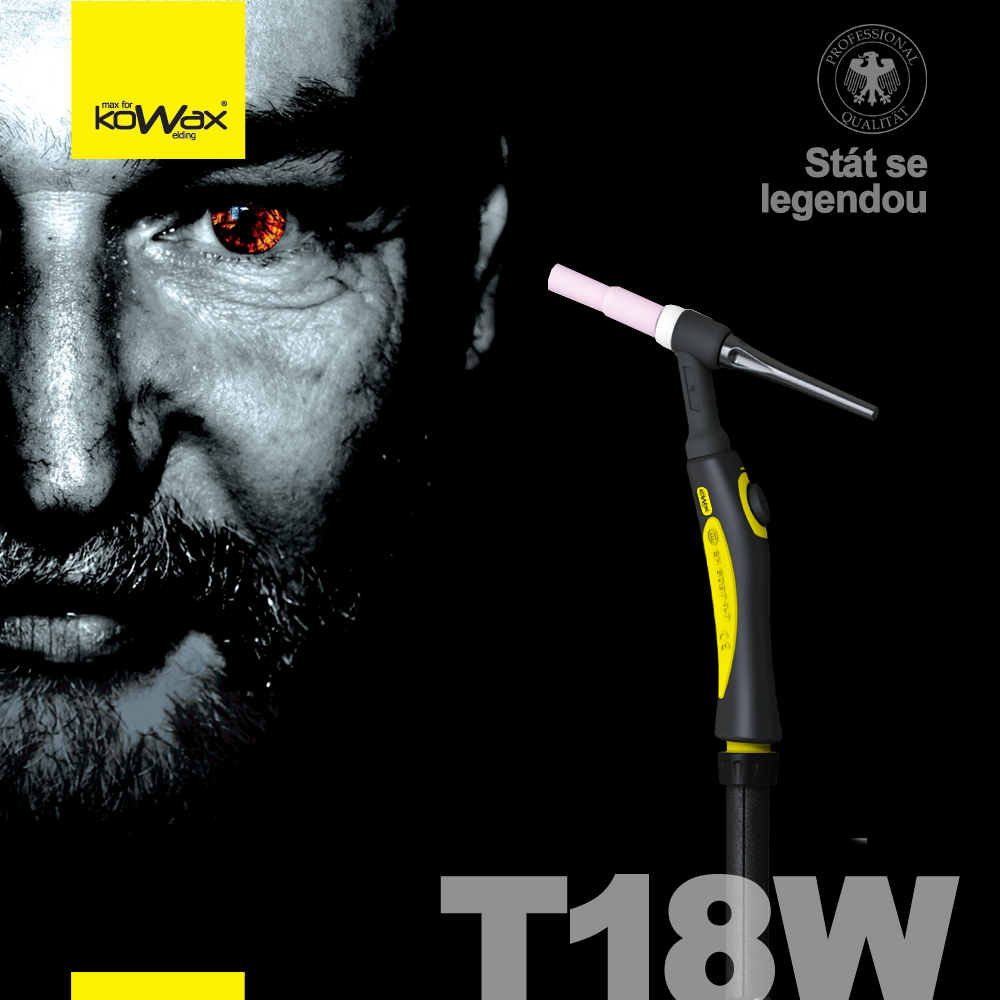 Levně KOWAX Hořák T18W, 8 m ruční TIG-5pin HKT18W8-5PIN