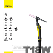 KOWAX Hořák T18W, 8 m ruční TIG-5pin náhled