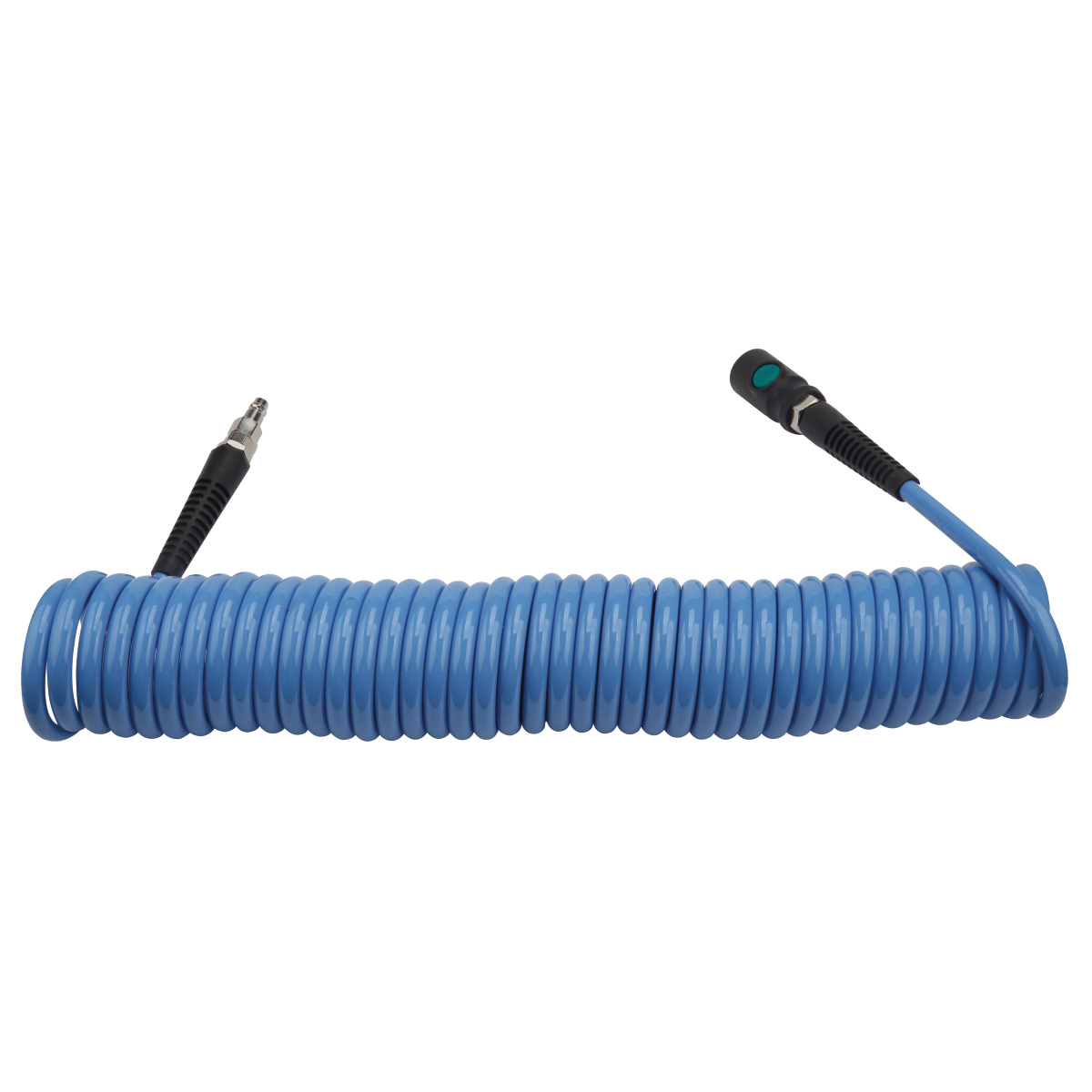 Spirálová PU hadice 10 m, ø 8/12 mm, 8 bar s rychlospojkou 2105875