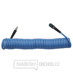 Spirálová PU hadice 10 m, ø 8/12 mm, 8 bar s rychlospojkou gallery main image