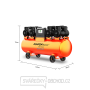 PANTERMAX Super tichý bezolejový kompresor AirFlow® 120 SILENT SET2 náhled