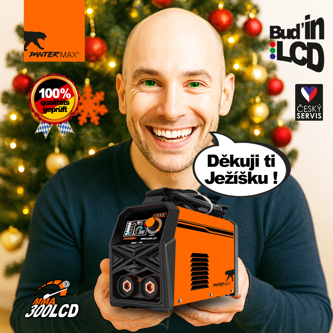 PANTERMAX Svářecí invertor MMA300LCD® (MMA/TIG)