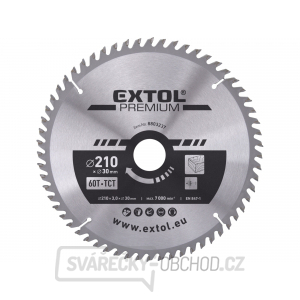 Kotouč pilový s SK plátky 210x2,2x30mm, 60T Kotouč pilový s SK plátky 210x2,2x30mm, 60T gallery main image