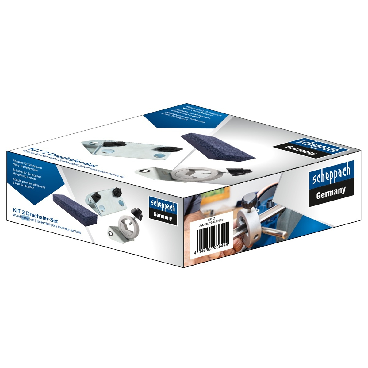 Levně Scheppach KIT 2 sada na ostření speciálních nástrojů 7903200001