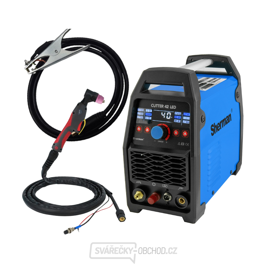 Plazmová řezačka CUTTER 42 LED + kabely