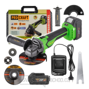 Aku úhlová bruska Procraft PGA22 | PGA22-1B-C gallery main image