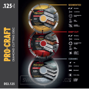 Sada úhlová bruska Procraft PW1050 a 3x diamantové kotouče DS3.125 + 2x hrncové kotouče | SPW1050/DS3.125/WT125 náhled