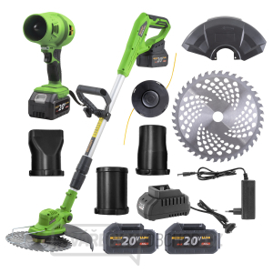 Sada aku vyžínač Procraft PTA24Bl a aku fukar Procraft PB18 | SPTA24BL-PB18 gallery main image