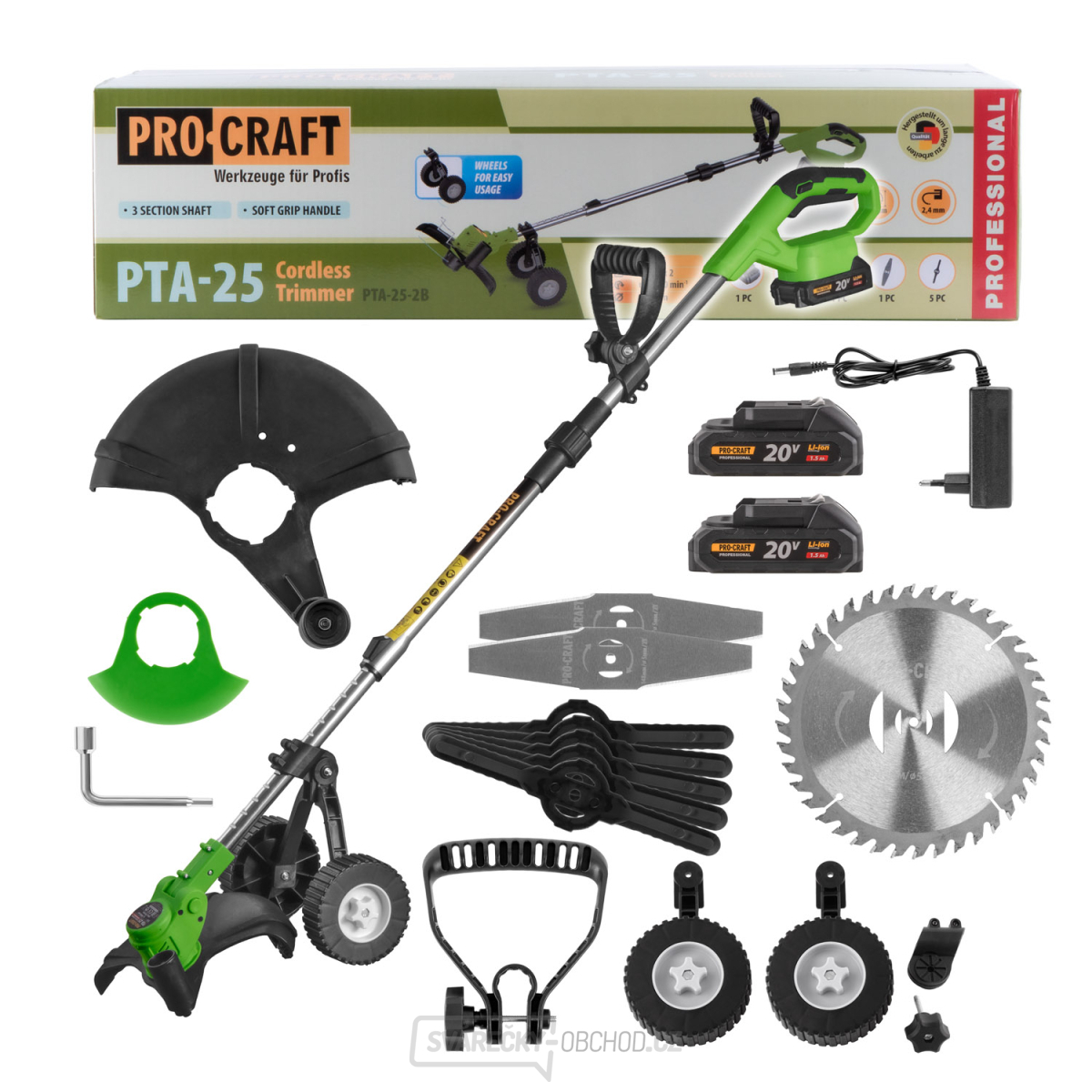 Aku vyžínač Procraft PTA-25-2B | PTA-25-2B