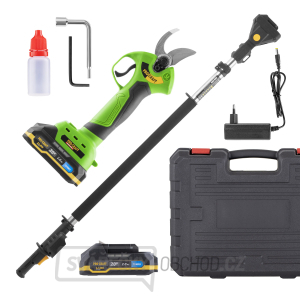 Sada aku nůžky na větve ES28Li a prodlužovací nástavec EP2.0 | SES28Li-EP2.0 gallery main image