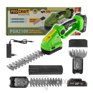 Aku nůžky na trávu a keře Procraft PGH2100 | PGH2100 gallery main image
