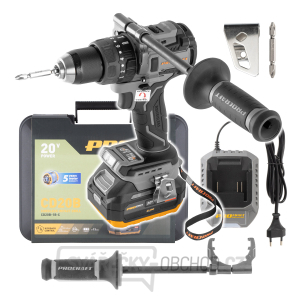 Aku šroubovák Procraft Industrial CD20B (1 baterie) | CD20B-1b-c gallery main image