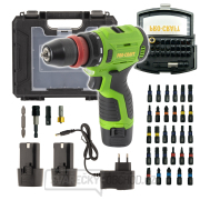 Aku šroubovák Procraft PA12Pro DFR-2b-c se sadou bitů BS-32 | SPA12ProDFR-2b-c/BS-32 gallery main image