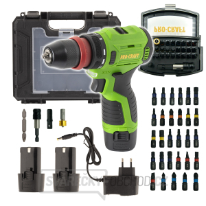 Aku šroubovák Procraft PA12Pro DFR-2b-c se sadou bitů BS-32 | SPA12ProDFR-2b-c/BS-32 gallery main image