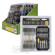 Aku vrtací šroubovák Procraft PA18LiH  se sadou bitů BS-37 | SPA18LiH-1B-C/BS-37 náhled