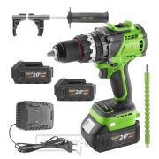 Sada aku šroubovák Procraft PA18ProBL s 2x baterie 20V 4Ah a nabíječkou 20/1 | SPA18ProBL-bb/2x20-4/20-1 gallery main image