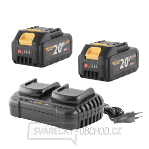 Sada dvě baterie 20V 4Ah Procraft 20/4 ATA-40B a nabíječka na dvě baterie 20/2 | S2x20/4ATA-40B-20/2 gallery main image