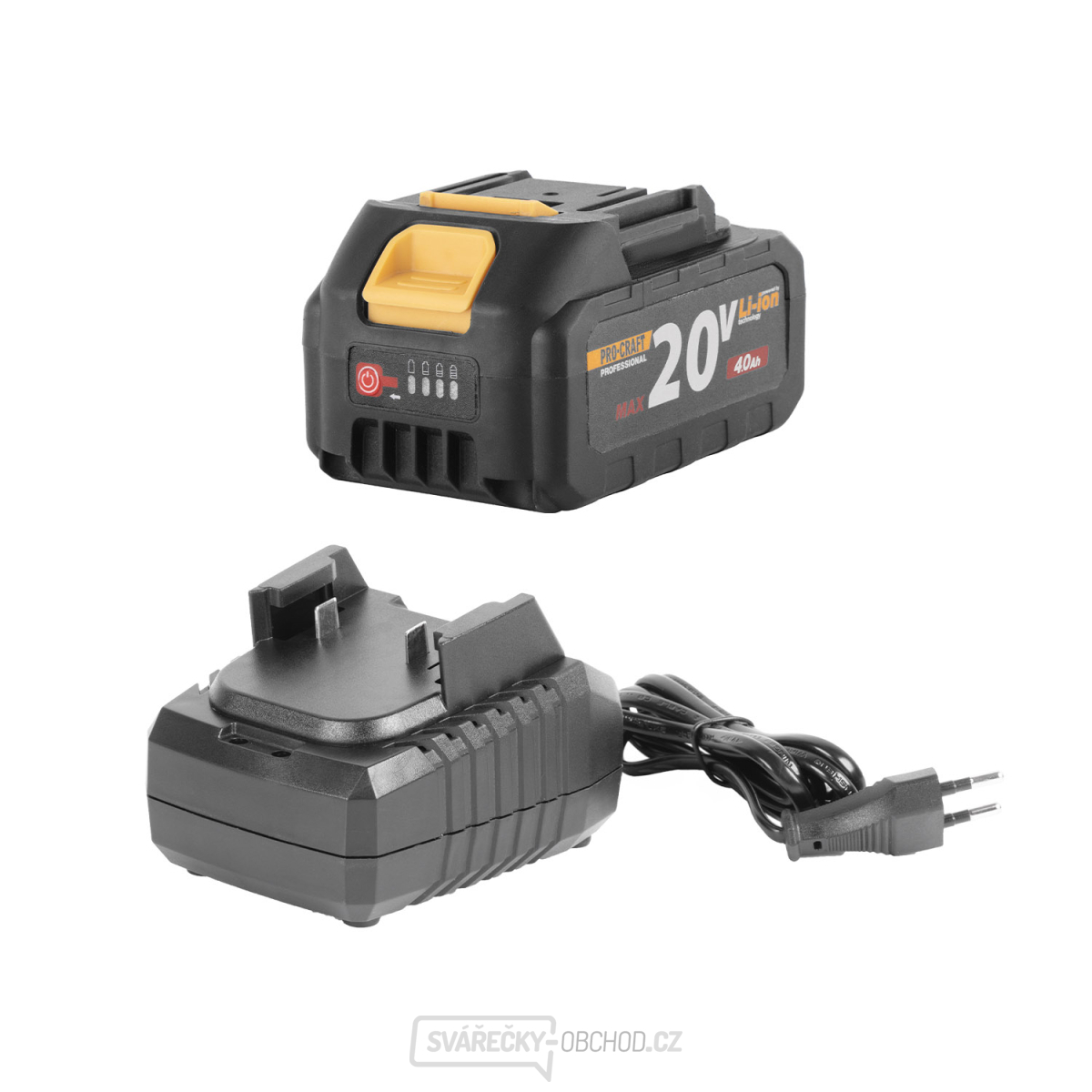 Sada aku baterie Procraft 20/4 ATA-40B  + nabíječka Procraft 20/1 | S20/4ATA-40B-20/1