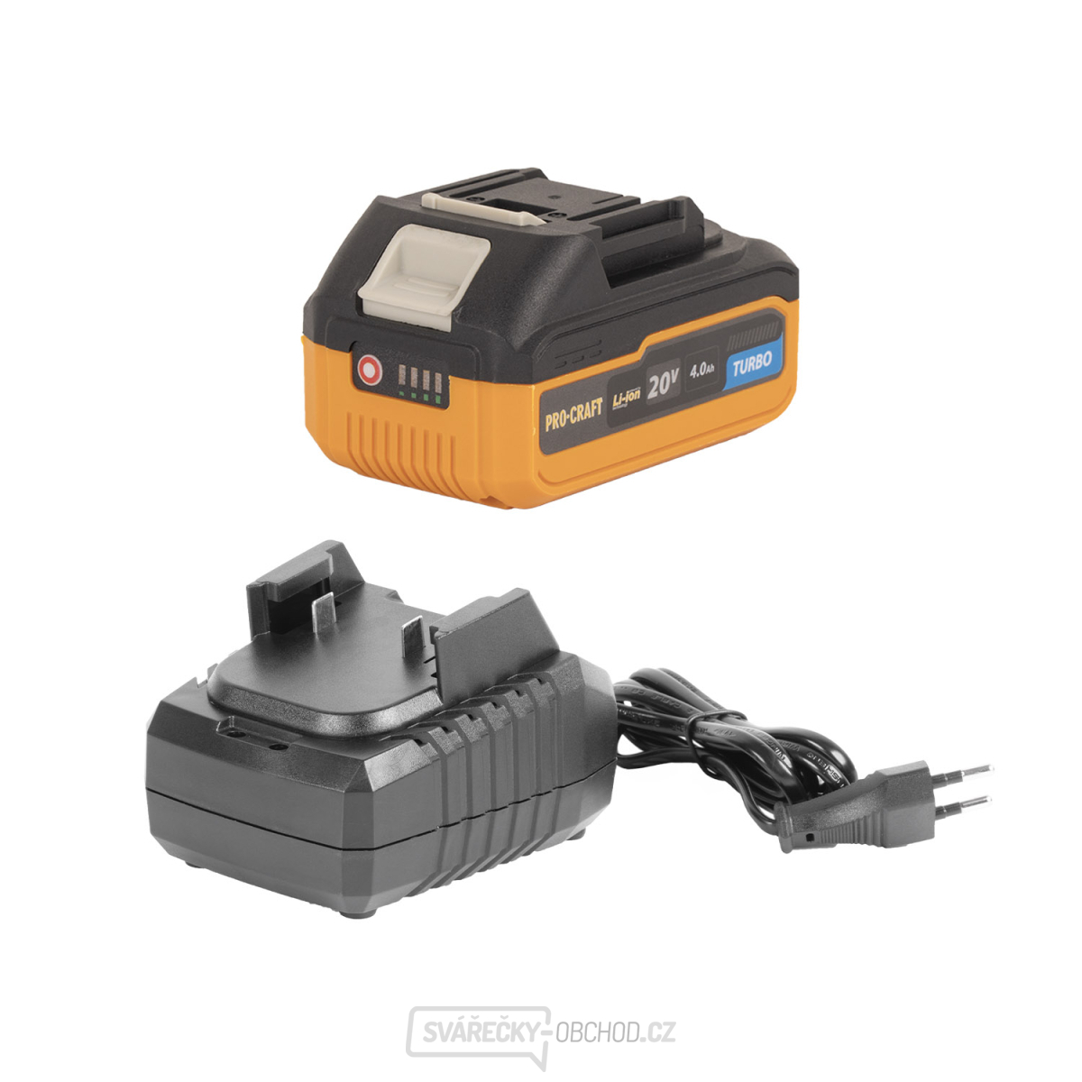 Sada aku baterie Procraft 20/4 Turbo + nabíječka Procraft 20/1 | S20-4TURBO/20-1
