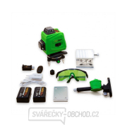 Laser zelený liniový, křížový samonivelační Procraft LE-4G + laserový měřič vzdálenosti PLDM120 | SPLDM120/LE-4G náhled