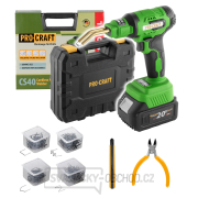 Aku pájecí pistole pro plasty Procraft CS40bb (bez baterie a nabíječky) | CS40-BB gallery main image