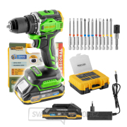 Aku šroubovák Procraft PA18Pro2 + sada bitů | PA18Pro2-1B-C gallery main image