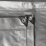 Plachta Procraft ST3x6 200g/m2 nepromokavá s oky 3x6 m stříbrná | ST3x6 Náhled