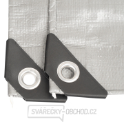 Plachta Procraft ST3x6 200g/m2 nepromokavá s oky 3x6 m stříbrná | ST3x6 náhled