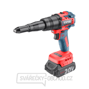 pistole nýtovací aku SHARE20V, BRUSHLESS, 2Ah gallery main image