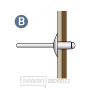 pistole nýtovací aku SHARE20V, BRUSHLESS, bez baterie a nabíječky náhled