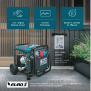 Invertorová benzínová elektrocentrála Könner & Söhnen KS 8100iE 1/3 ATSR náhled