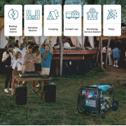 Invertorová benzínová elektrocentrála Könner & Söhnen KS 8100iE 1/3 ATSR náhled