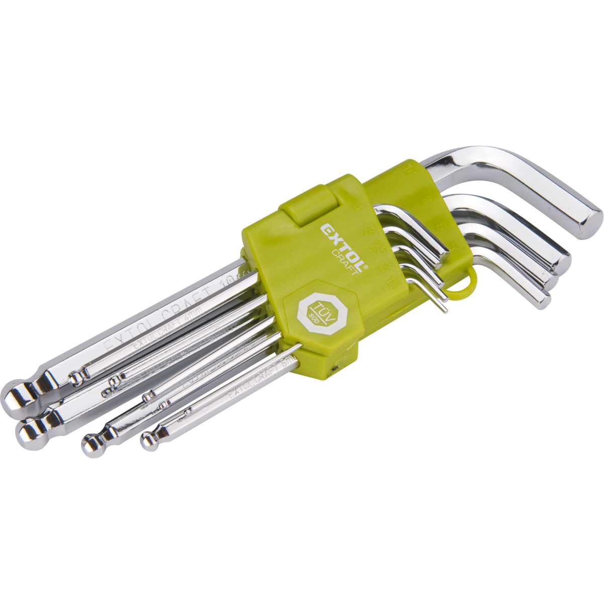 Levně EXTOL CRAFT L-klíče imbus - 9ks 66001