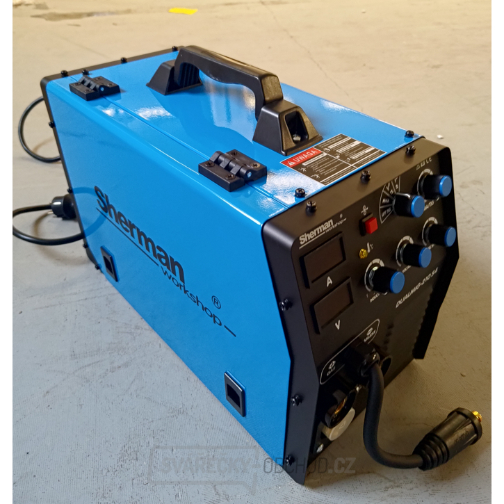 Sherman Invertorová svářečka DUALMIG 210 S4 + Hořák + Kabely ( BAZAR )