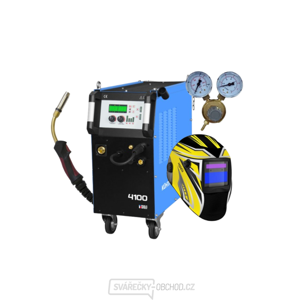 KITin 4100 Multi MIG V2 + Hořák + kukla + red. ventil