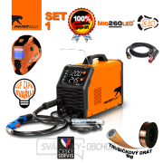 PANTERMAX Svářecí invertor MIG260LED® SET1 (MIG/MMA/TIG) Náhled