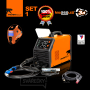 PANTERMAX Svářecí invertor MIG260LED® SET1 (MIG/MMA/TIG) náhled