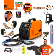 PANTERMAX Svářecí invertor MIG260LED® SET4 (MIG/MMA/TIG) Náhled