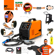 PANTERMAX Svářecí invertor MIG260LED® SET4bL (MIG/MMA/TIG) Náhled