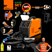 PANTERMAX Svářecí invertor MIG260LED® SET4bL (MIG/MMA/TIG) Náhled