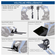 Scheppach MKL 730 - pásový smykový nakladač  náhled