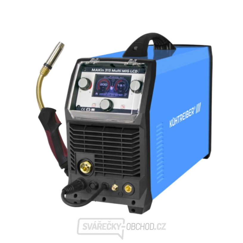 invertor MAKin 315 Multi MIG LCD + Hořák