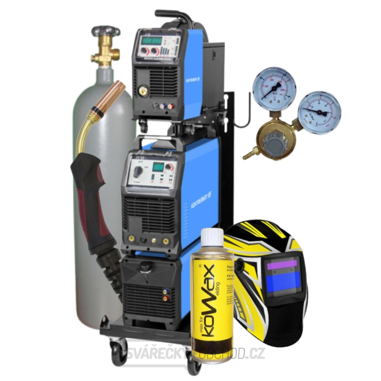 AKin 400 S Double Pulse-Kompletní sestava + Hořák + Kukla + R. ventil + Plná Co2 Láhev + Sprej