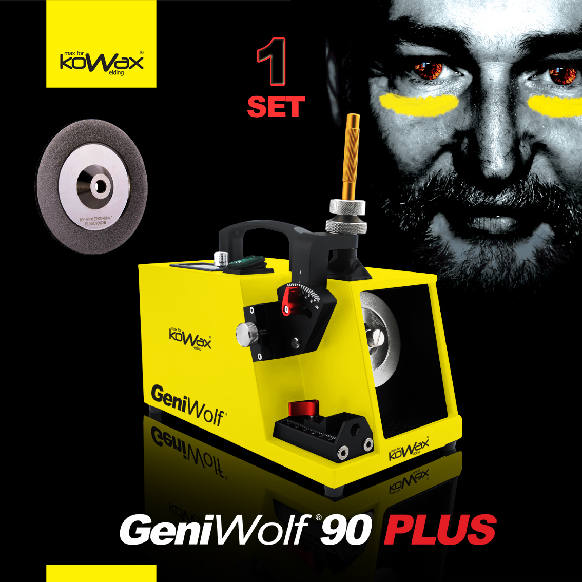 KOWAX Bruska wolframových elektrod GeniWolf 90 PLUS SET1 KWXSTGW90P_S01