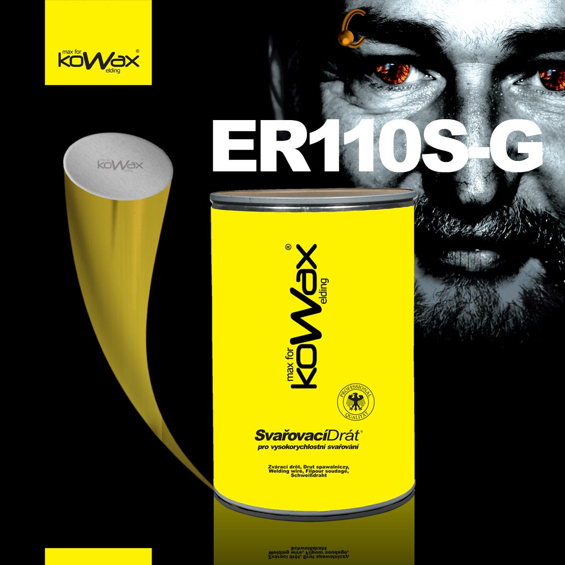 KOWAX Svařovací drát 69 ø 1,0 mm 250 kg pobronzovaný KWX6910250
