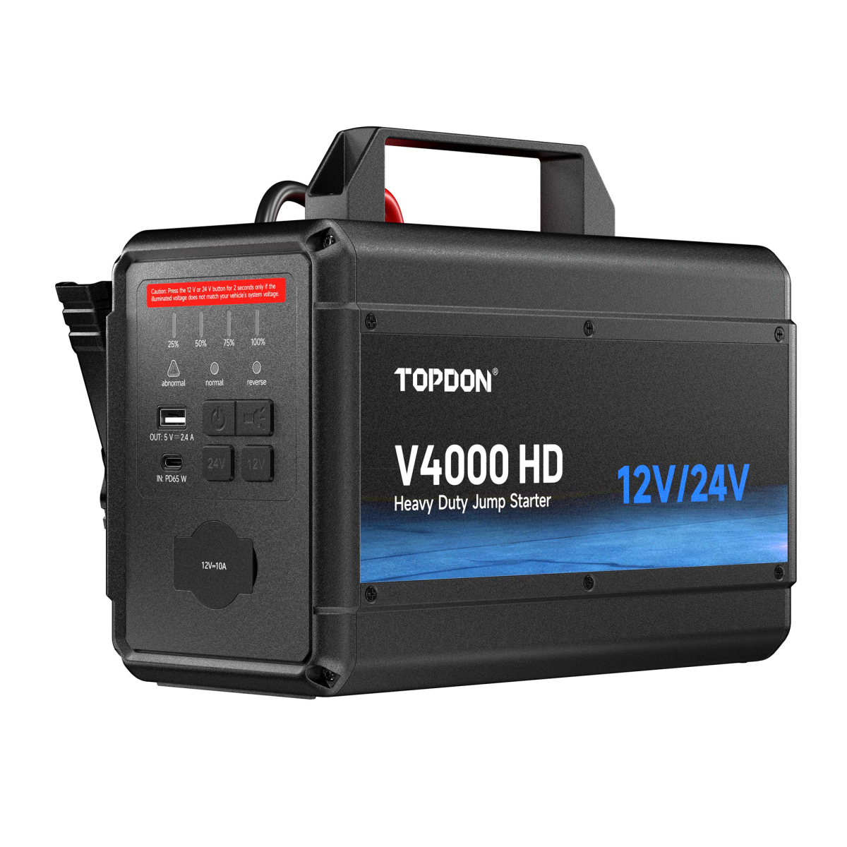 Levně TOPDON Car Jump Starter V4000 HD TOPJSV40HD