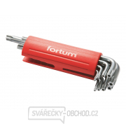 L-klíče TORX vrtané, FORTUM - 9ks L-klíče TORX vrtané, FORTUM - 9ks gallery main image