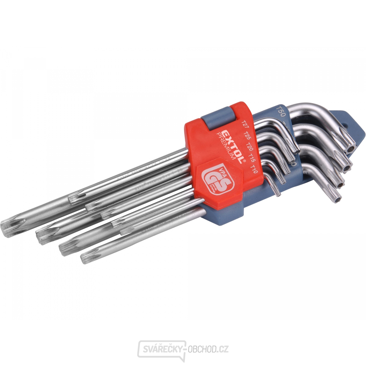 L-klíče TORX EXTOL PREMIUM - 9ks