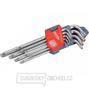 L-klíče TORX EXTOL PREMIUM - 9ks